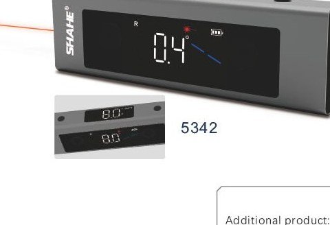 Medidor de ángulo smart con láser SHAHE 5342