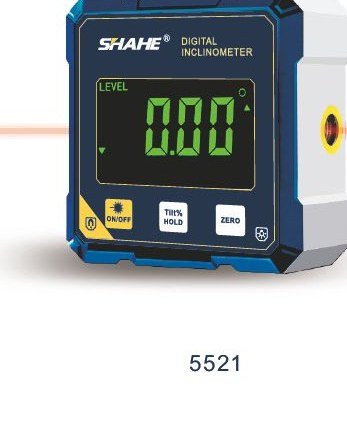 Inclinómetro láser dos caras SHAHE 5521