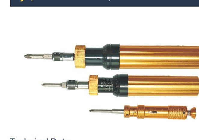 Destornillador de torque preajustado